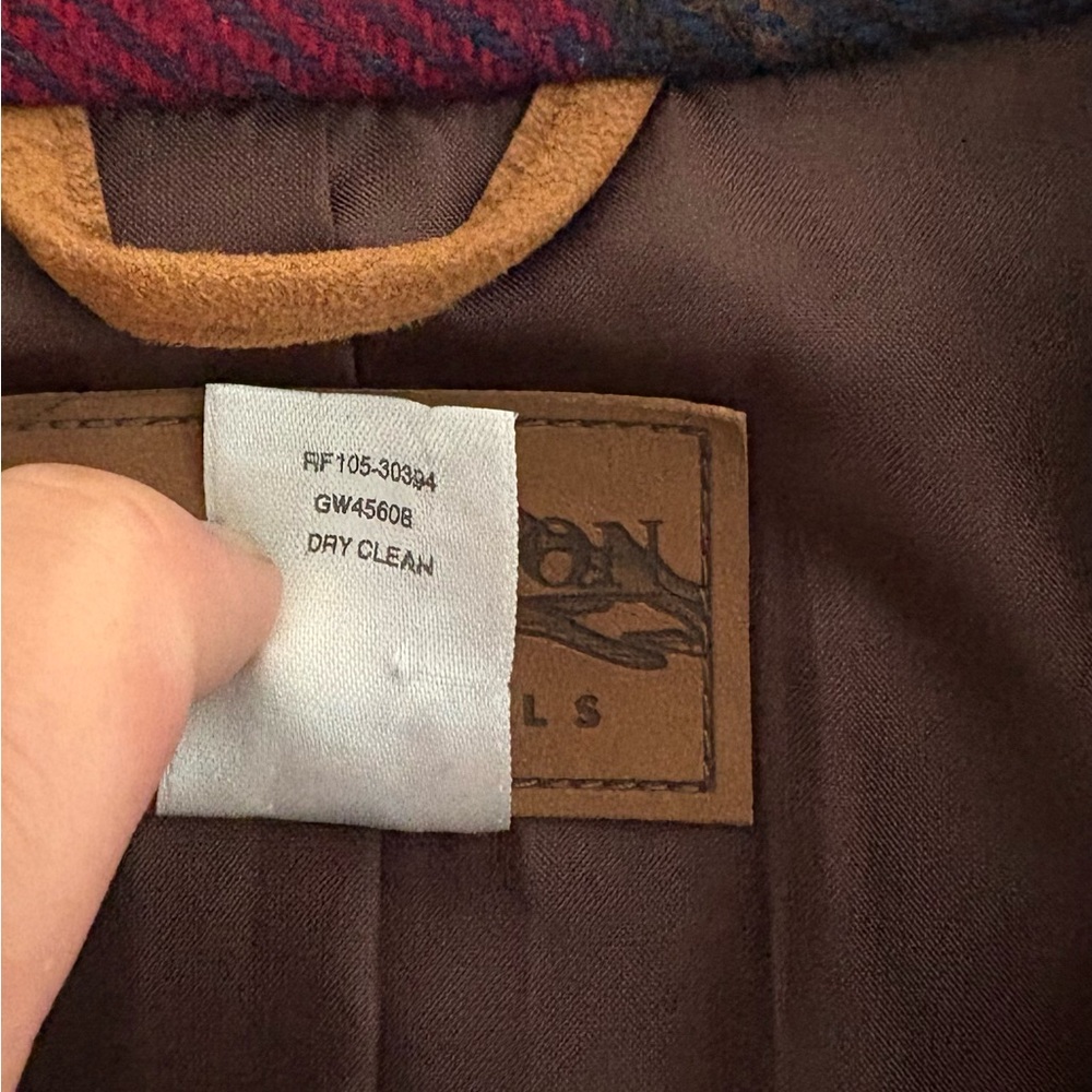 Vtg Pendleton Wool Shadow Plaid Tartan Chore Barn Jacket Shacket | Size Large - Picture 7 of 7